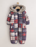 Check Padded Snowsuit