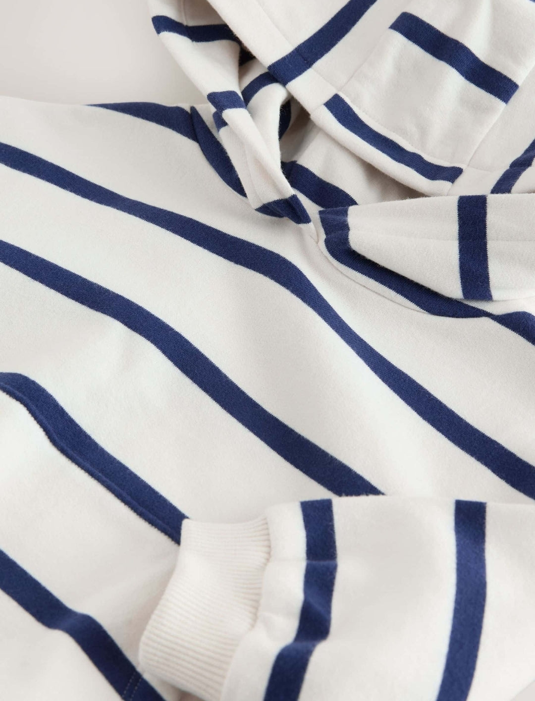 Navy/White Stripe Hoodie