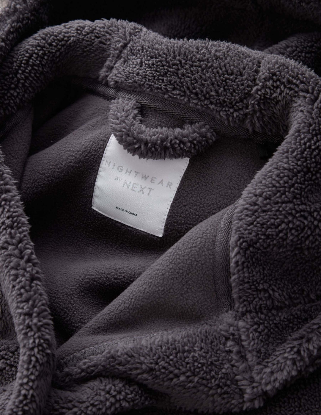 Grey Fleece Robe