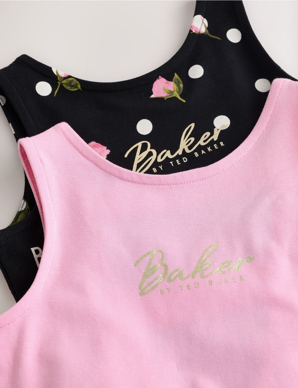 Baker by Ted Baker Polka Dot
Printed Jersey Dresses 2 Pack