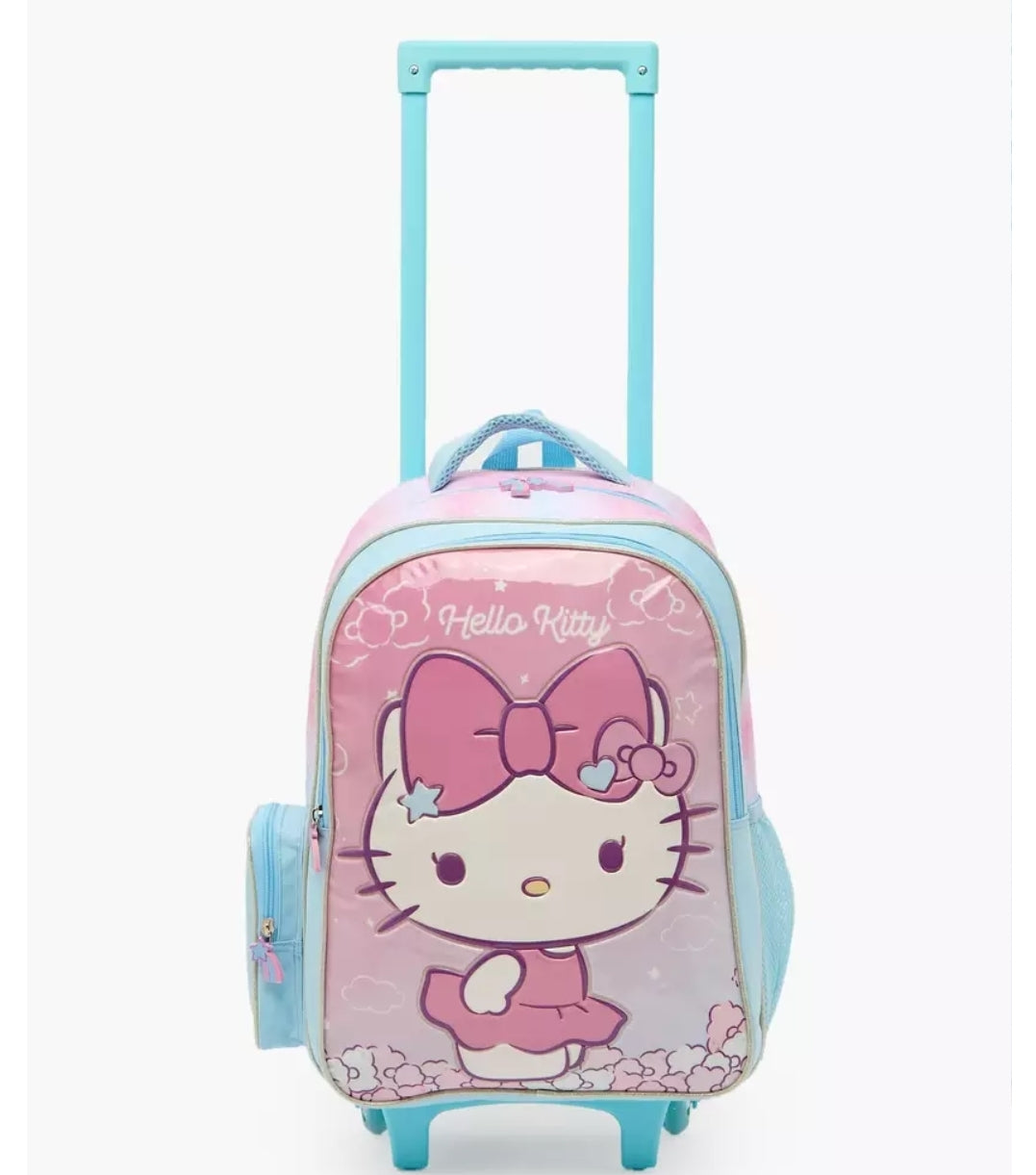 Sanrio Hello Kitty 3-Piece School Trolley Bag Set 16 inches