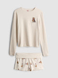 Primark Disney's Winnie the Pooh Long Sleeve Shorty Pyjamas