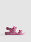 Gingham Buckle Sandals