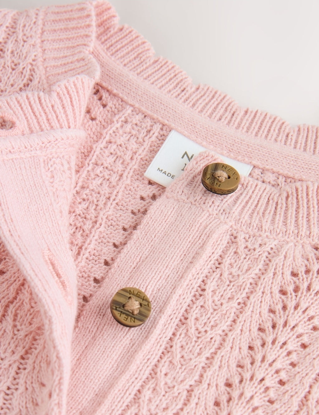 Pink Knitted Baby Dress