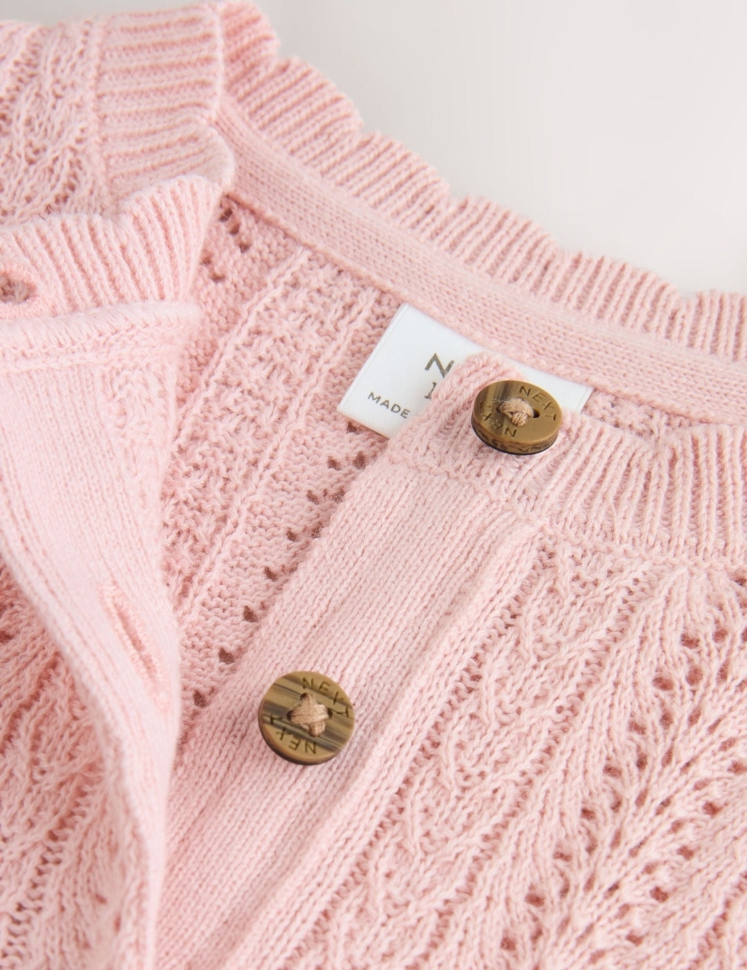 Pink Knitted Baby Dress