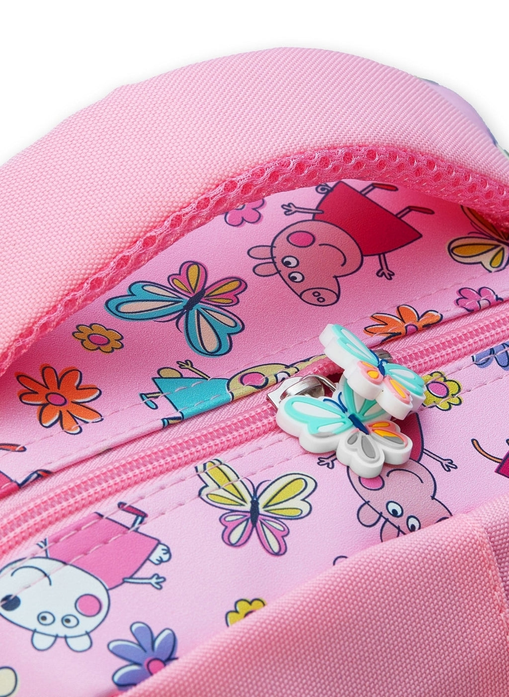 Character Blue Peppa Pig Backpack 
Peppa And Suzy Sheep 16inch