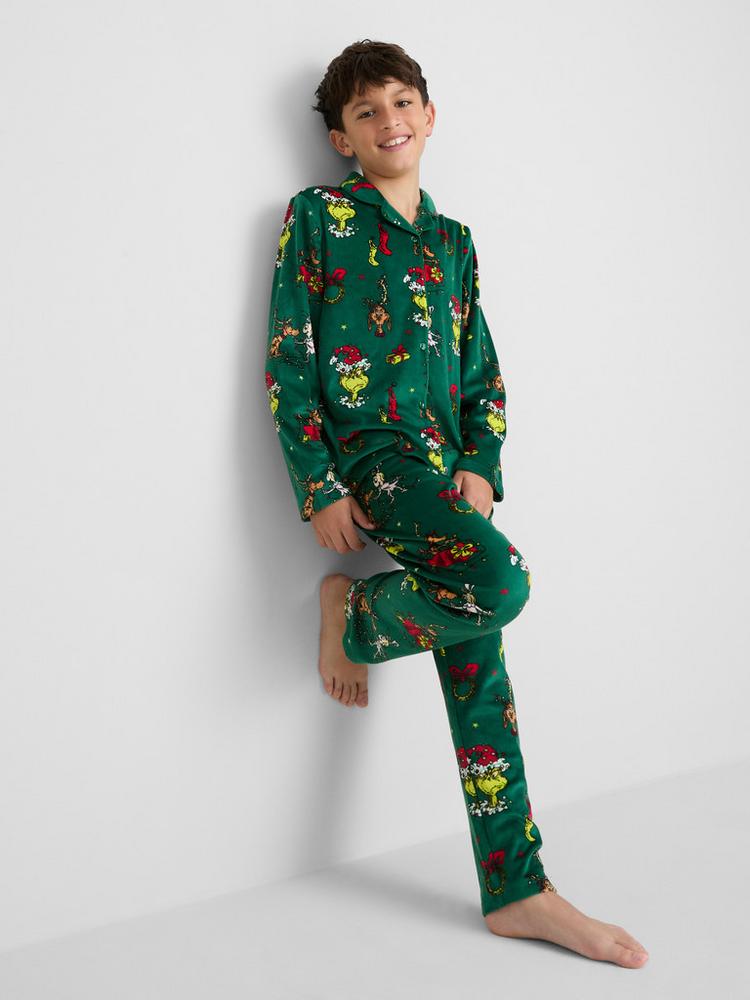 Primark Kids’ The Grinch Family Christmas Pyjamas