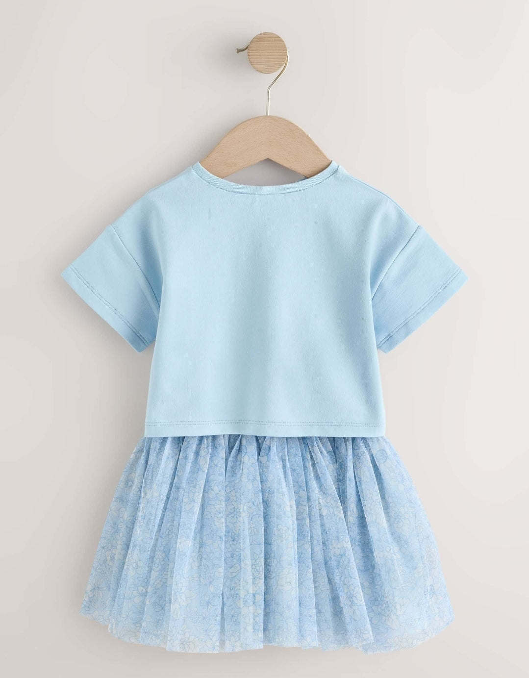 Blue Top and Tutu Skirt Set