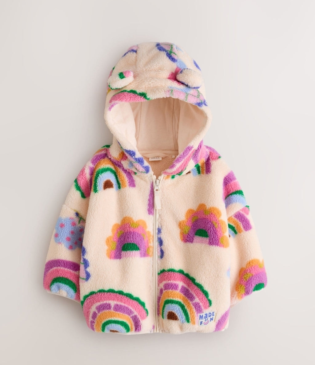 Rainbow Zip Up Fleece
