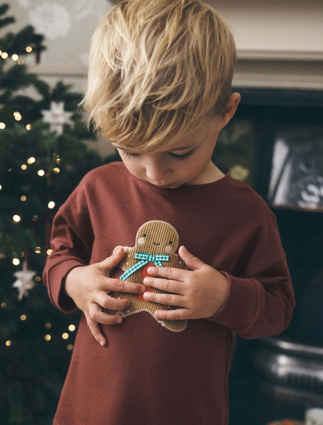 Gingerbread Check Christmas Pyjamas