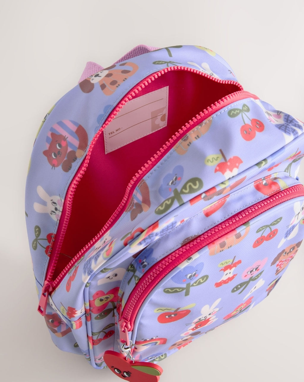 Lilac Animal Character Backpack