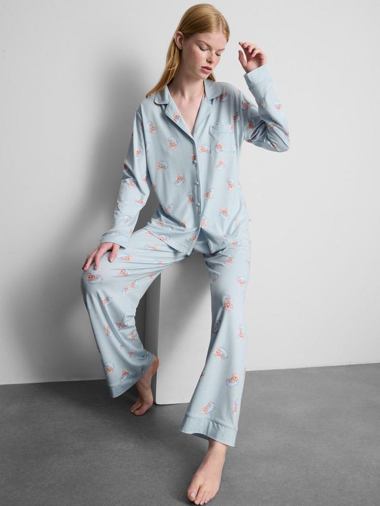 Primark Love To Lounge Printed Boyfriend Pyjamas