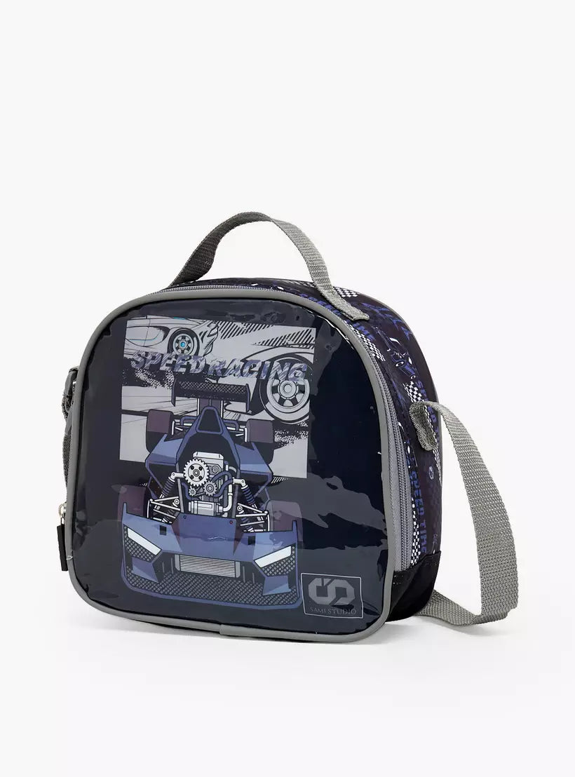 SAMI STUDIO Game Print 5-Piece School Backpack Set 16 inches