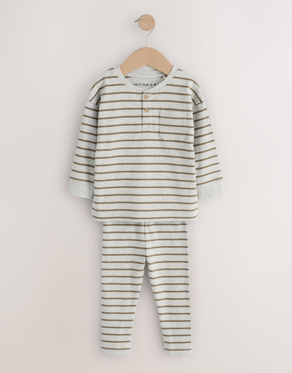 Blue/Grey/Maroon Snuggle Pyjamas Set 3 Pack