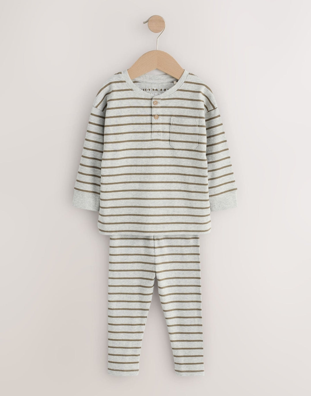 Blue/Grey/Maroon Snuggle Pyjamas Set 3 Pack
