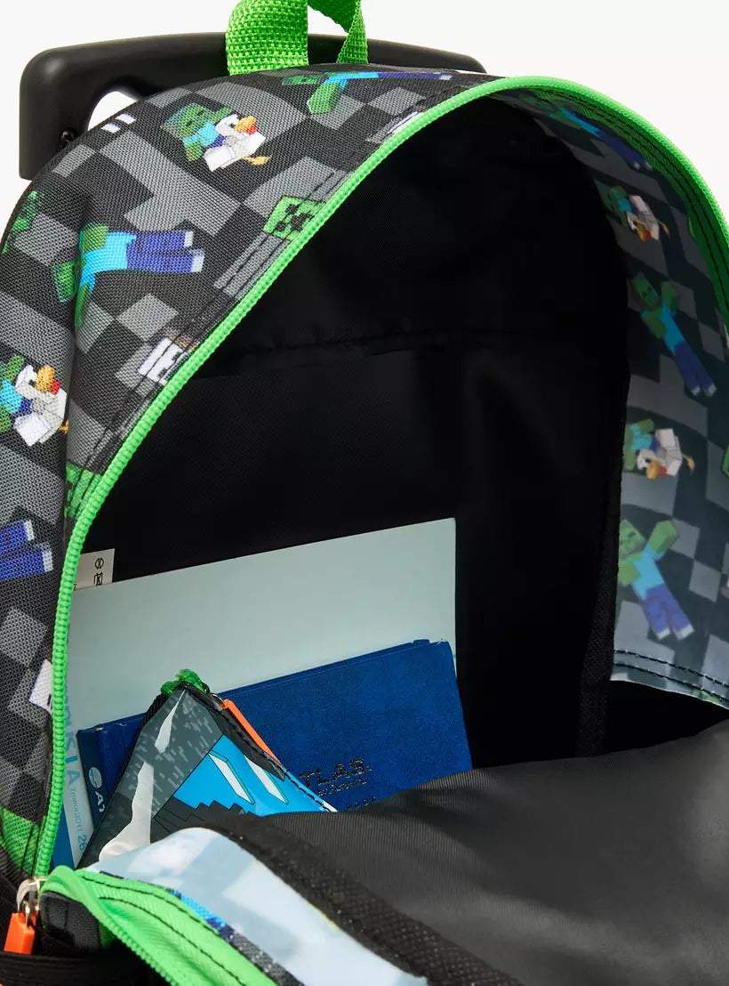 Hollywood Magic Printed 5-Piece School Trolley Bag Set 16 inches
