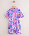 Purple Character Sunsafe Swimsuit