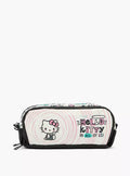 Sanrio Hello Kitty Print Pencil Pouch with 3 Compartments