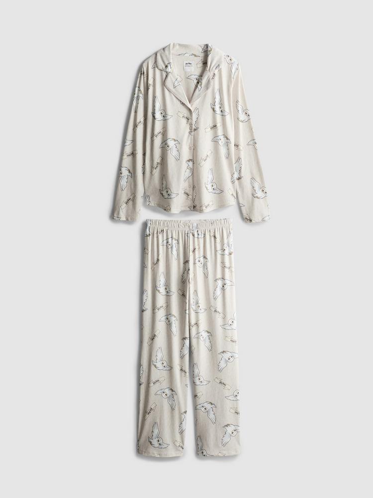 Primark Potter Hedwig Graphic Boyfriend Pyjamas