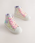 Multi Pastel Glitter Butterfly High
Top Trainers