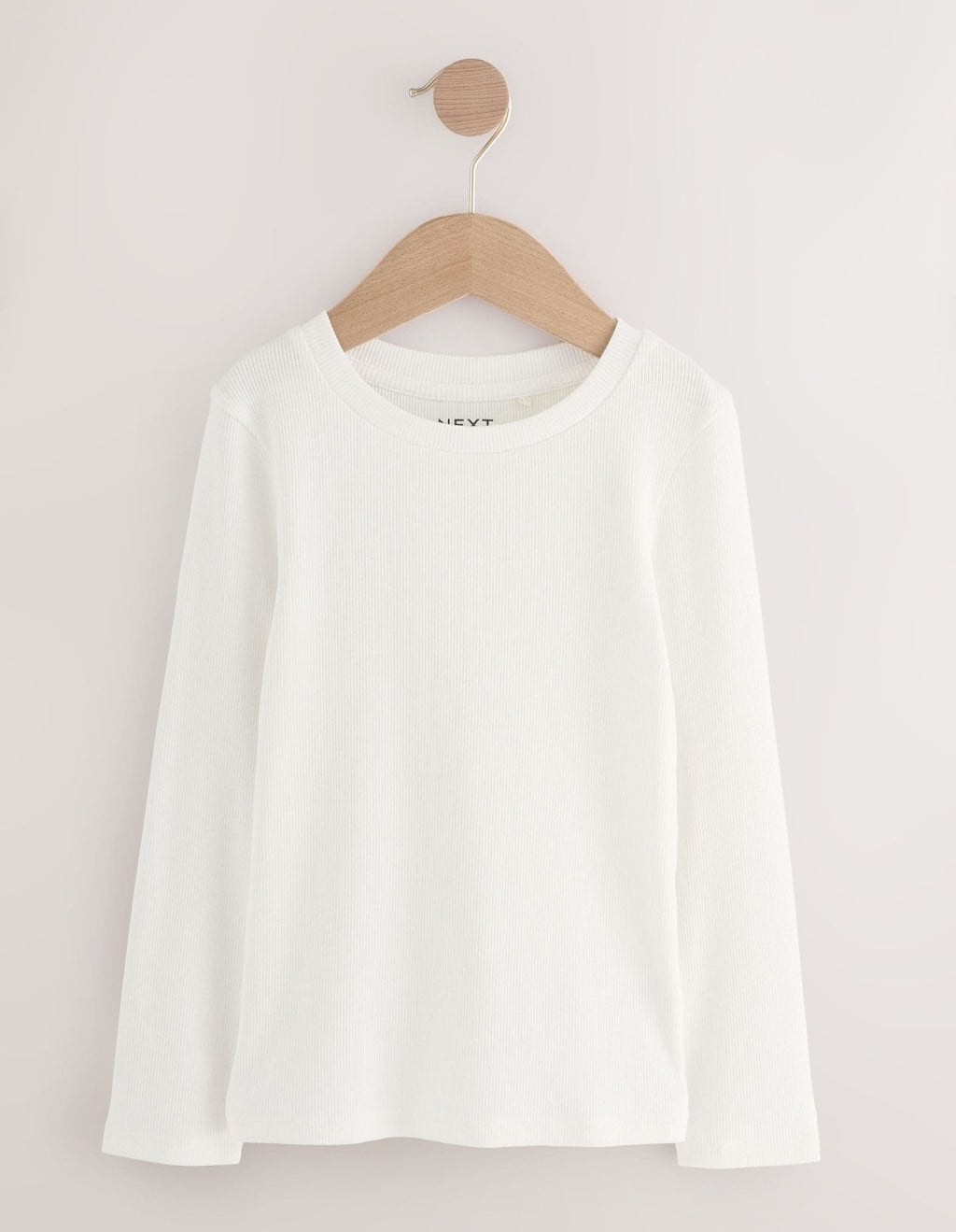 Navy/White Stripe Long Sleeve Ribbed Tops 3 Pack