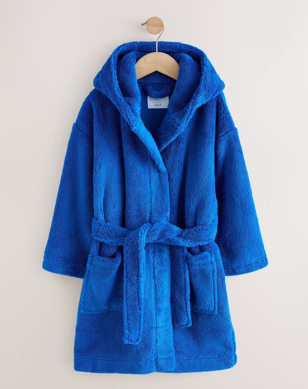 Cobalt Blue Fleece Robe