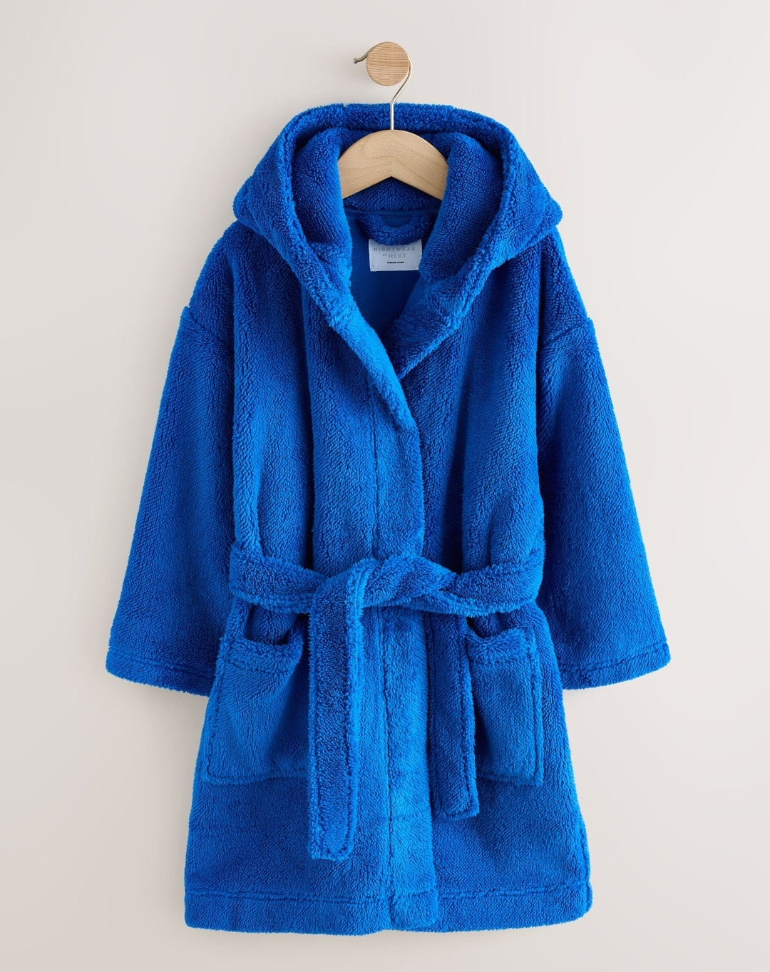 Cobalt Blue Fleece Robe