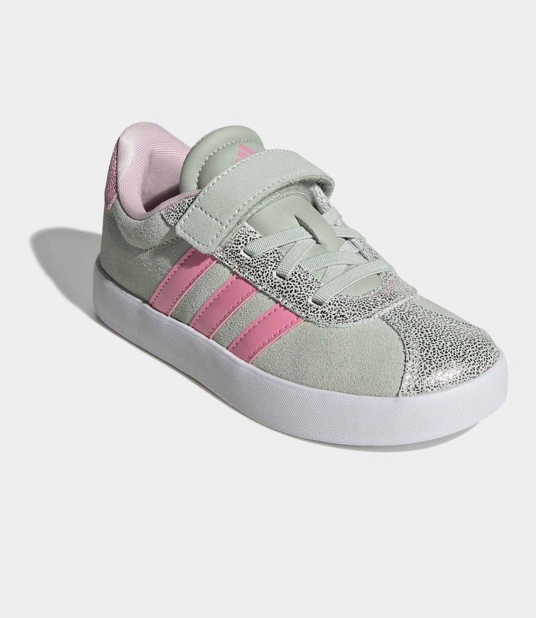 adidas Green VL Court 3.0 Elastic Lace
Kids Trainers