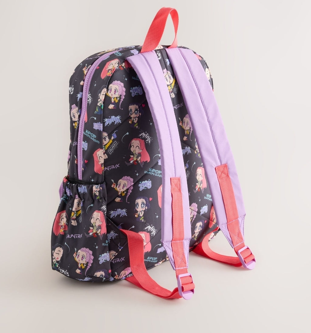 Black/Purple K-Pop Demon Hunters Backpack