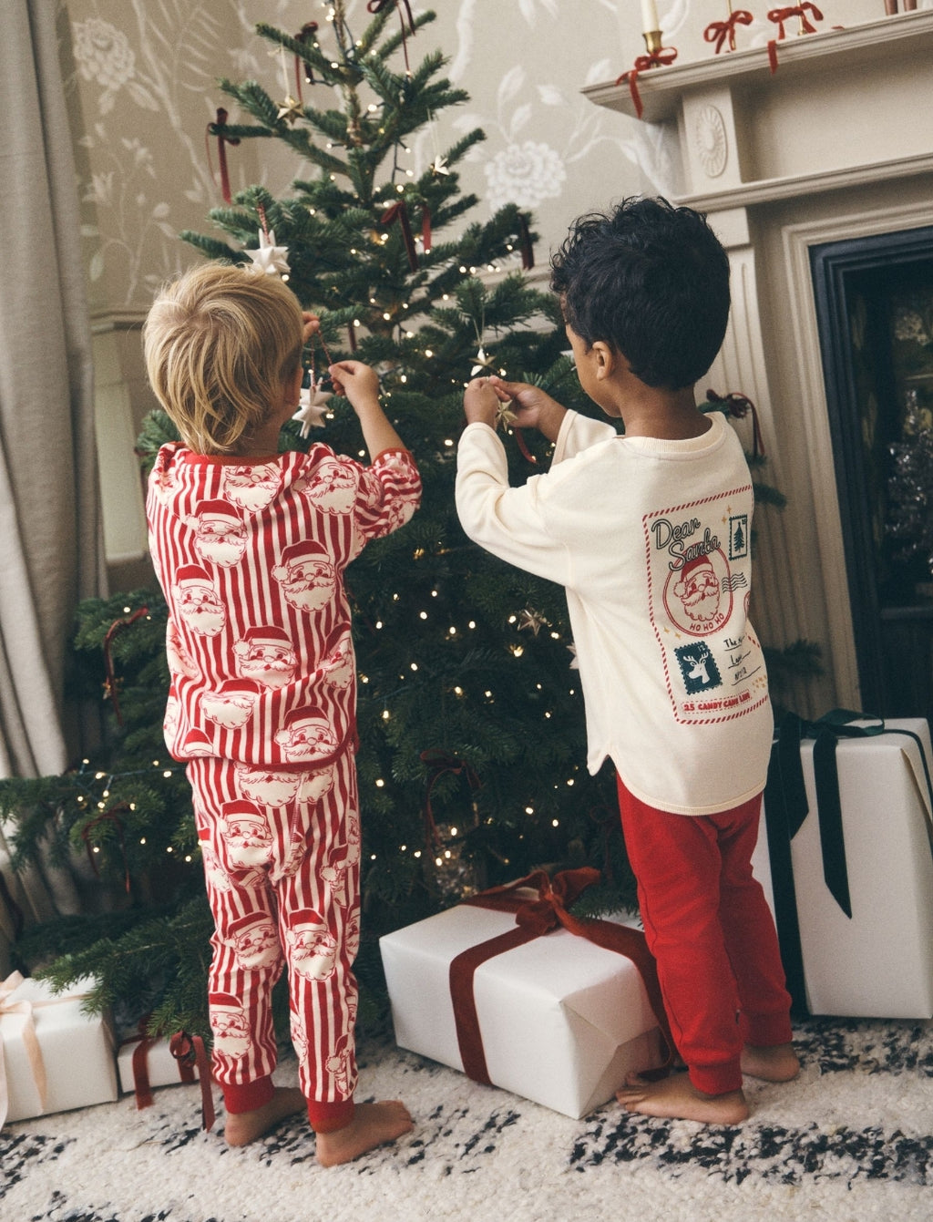 Red/White Santa Stripe Christmas
Pyjamas 2 Pack