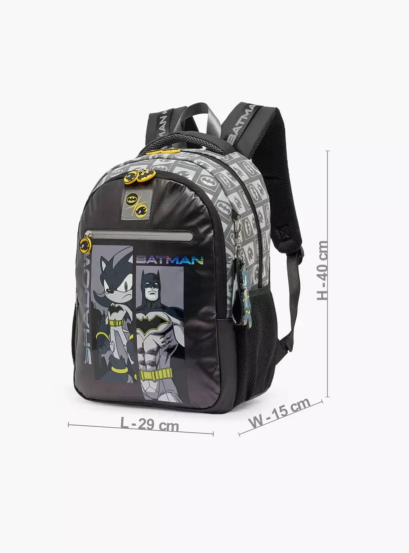 Sonic Batman Backpack for Boys16 inches