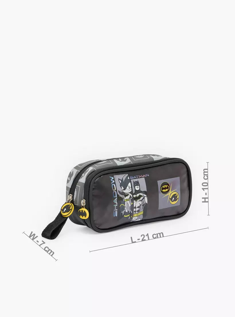 Hollywood Magic Batman Pencil Pouch with Zip Closure
