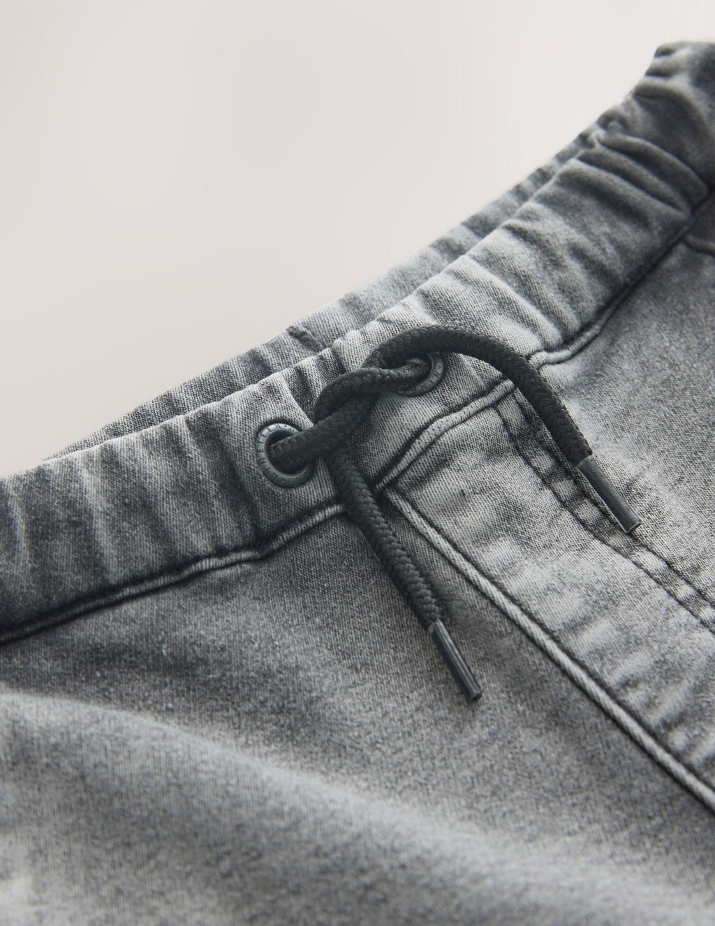 Grey Comfort Stretch Wide Cargo Jeans