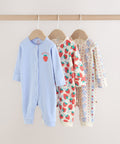 Blue Baby Strawberry Sleepsuit 3
Pack