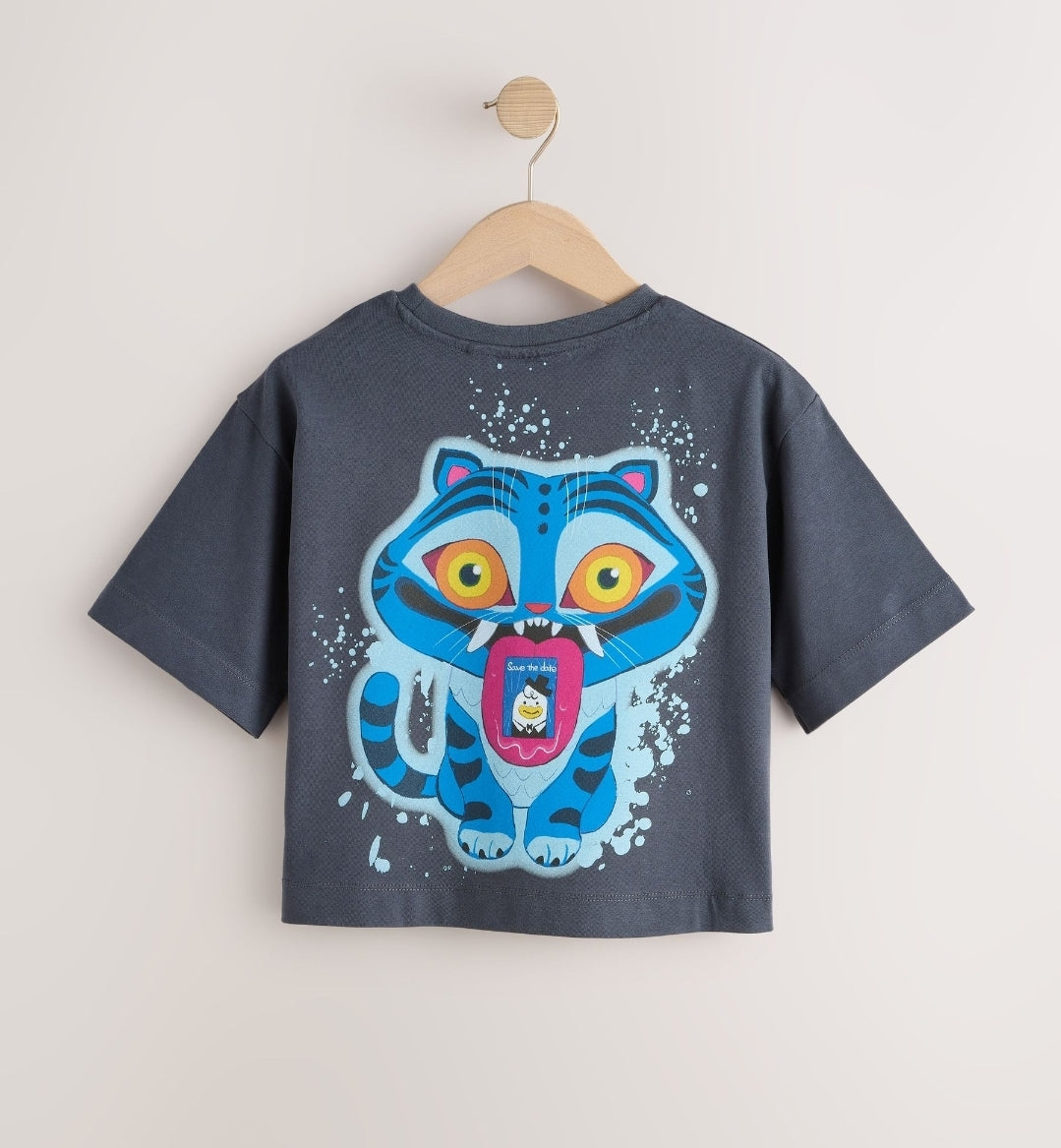 Grey KPOP Demon Hunters Short
Sleeve T-Shirt