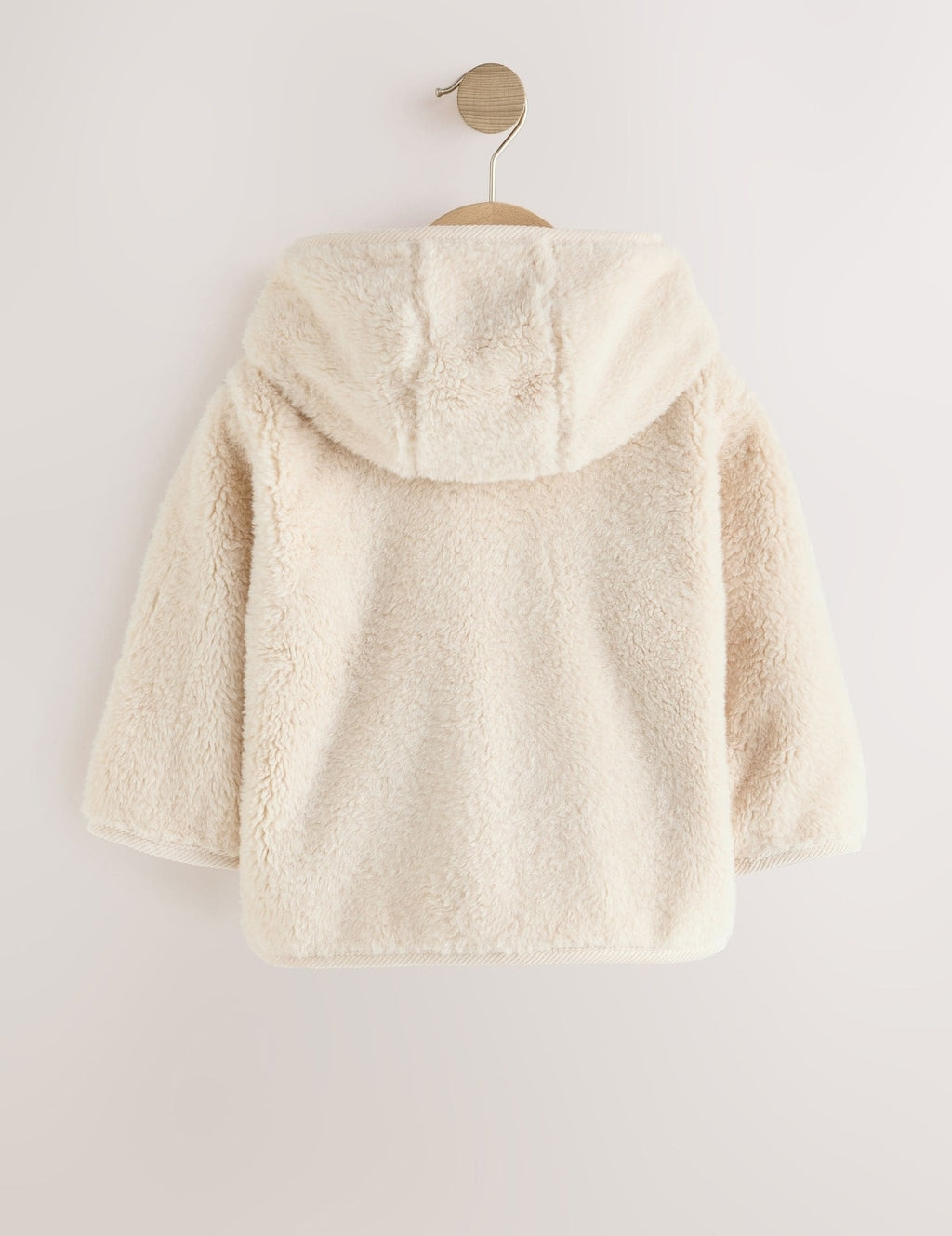 Cream Hooded Fleece