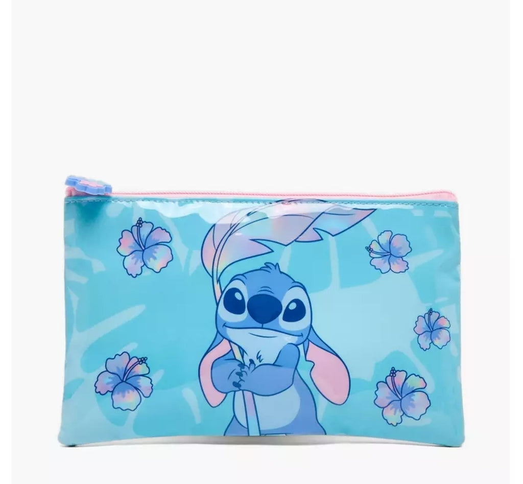 Disney Stitch Print 5-Piece School Trolley Bag Set inch 16
