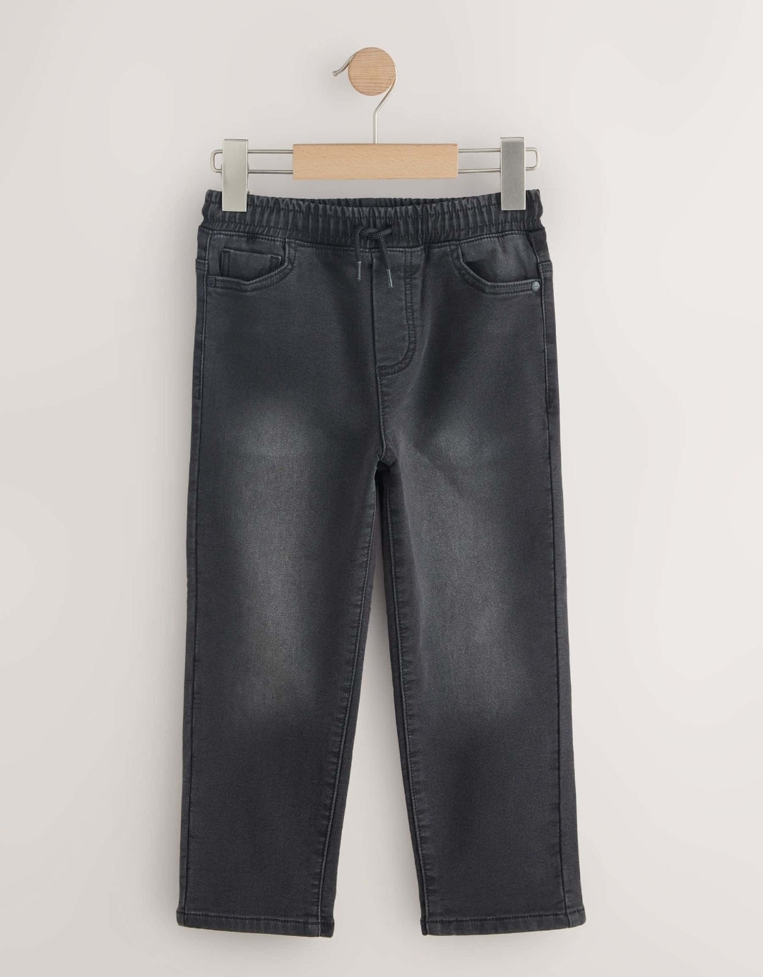 Black/Navy Loose Fit Loose Fit Stretch
Elasticated Waist Jeans 2 Pack