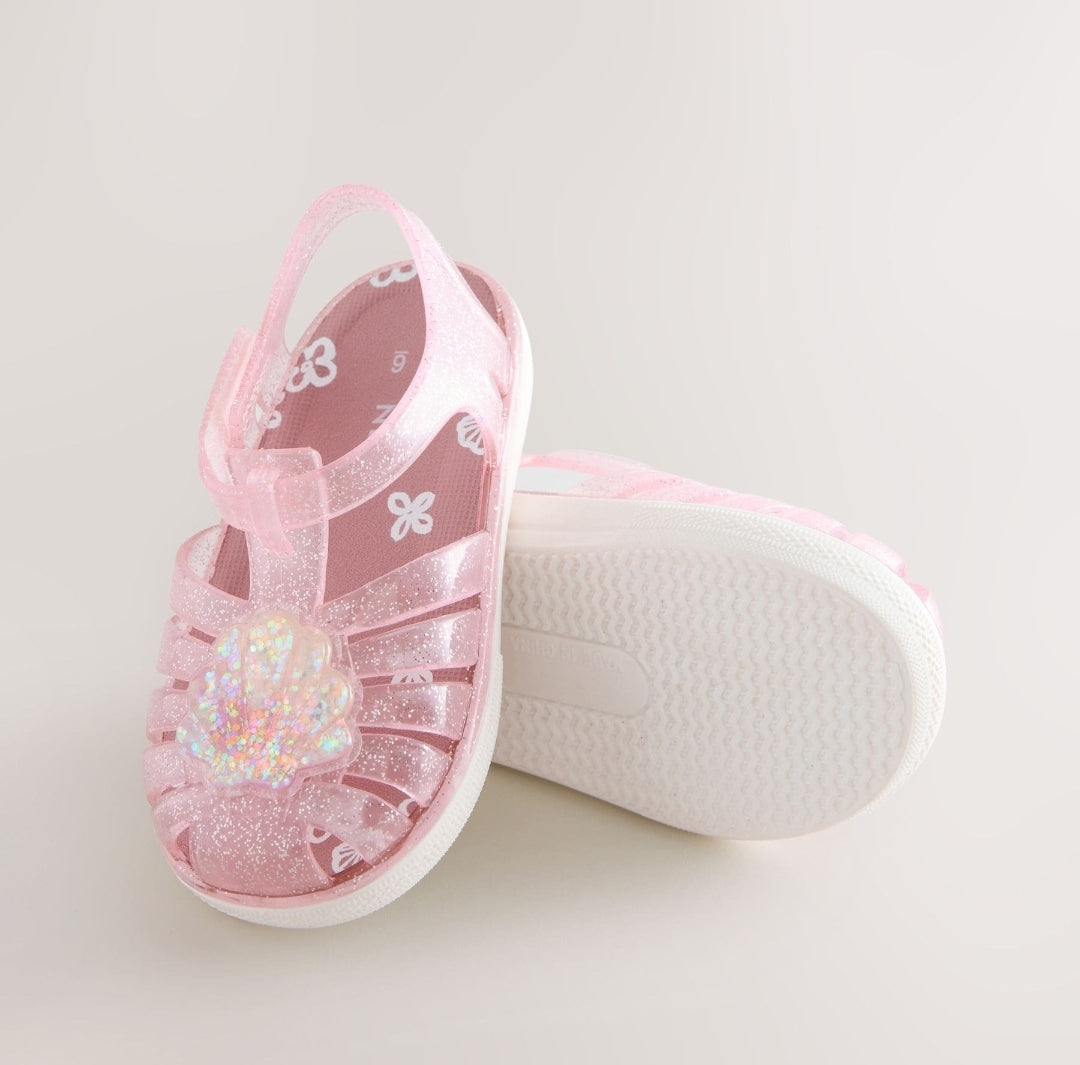 Pink Jelly Sandals