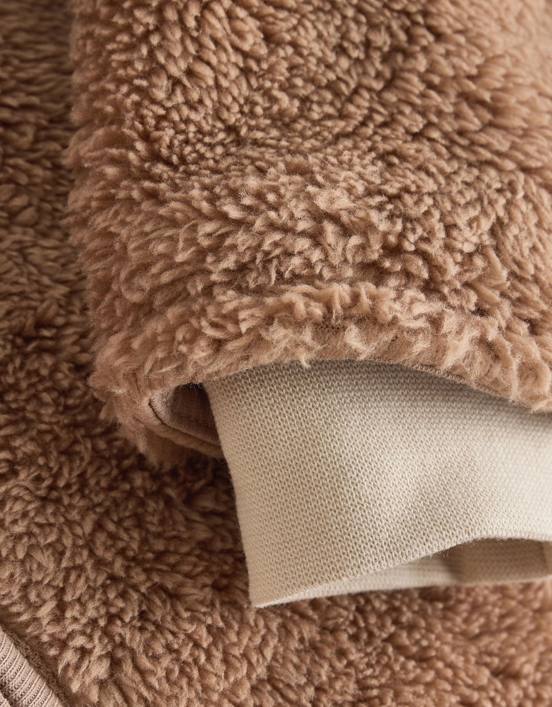 Brown Hamish Hooded Baby
Fleece Pramsuit