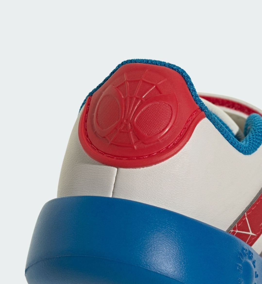 adidas White x Marvel Spider-Man Grand Court Shoes