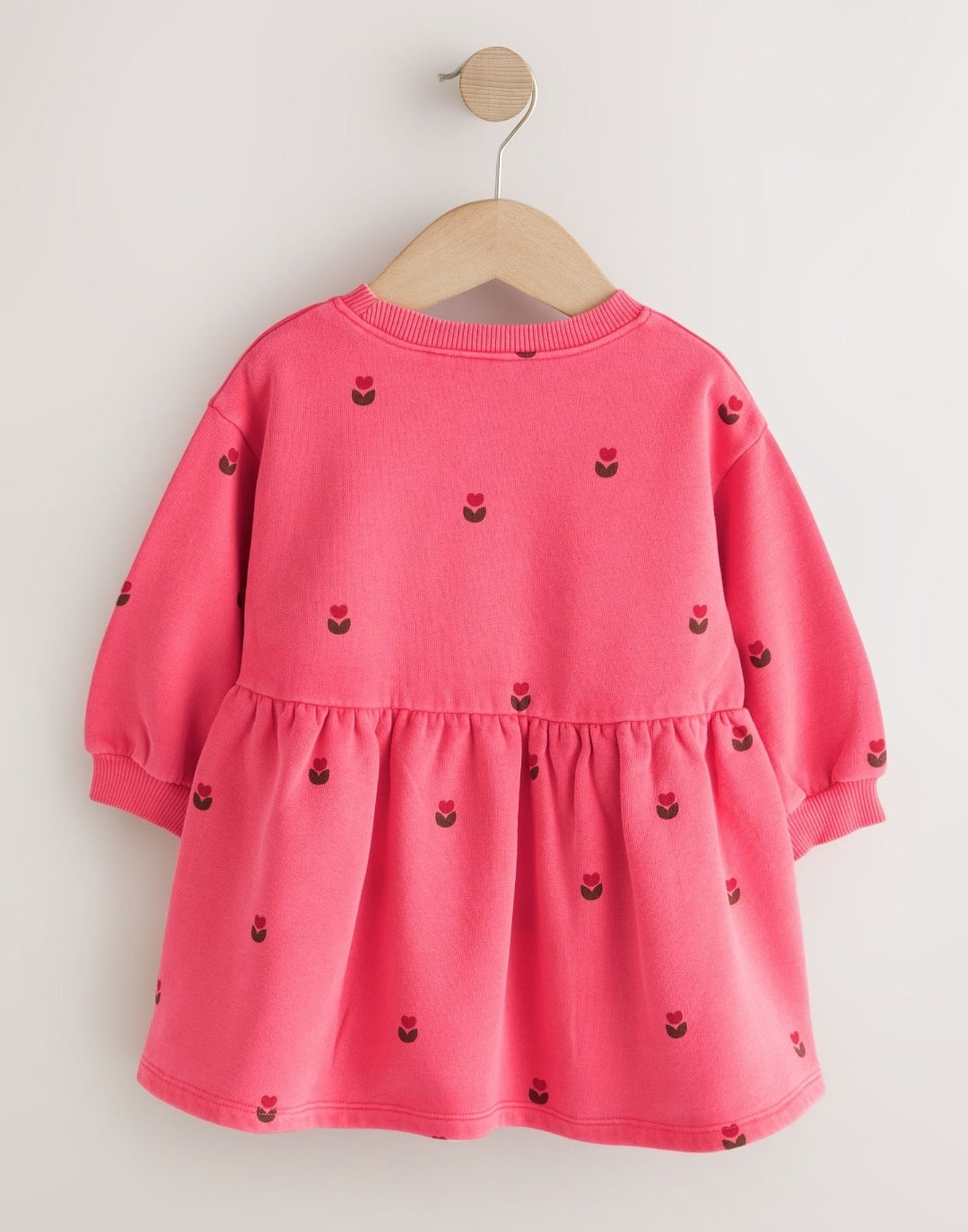 Pink Hearts Long Sleeve Sweat
Dress