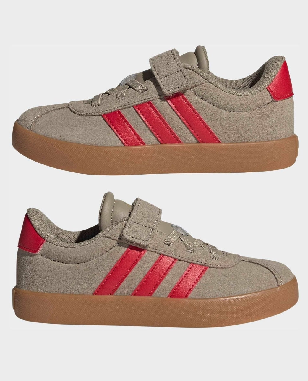 adidas Brown/Red VI Court 3.0 Trainers