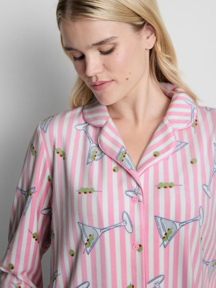 Primark Plush Printed Boyfriend Pyjamas