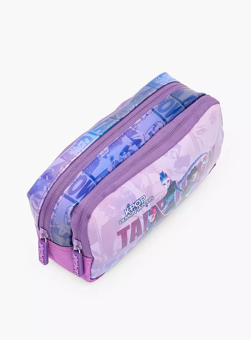 Netflix KPop Demon Hunters Print Pencil Pouch with 2 Compartments