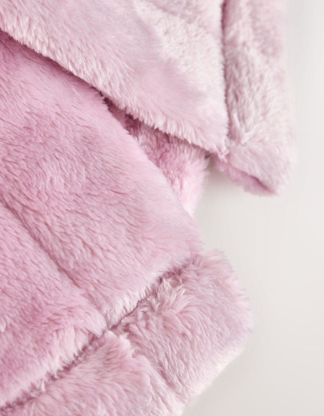Pink Soft Touch Fleece Dressing Gown