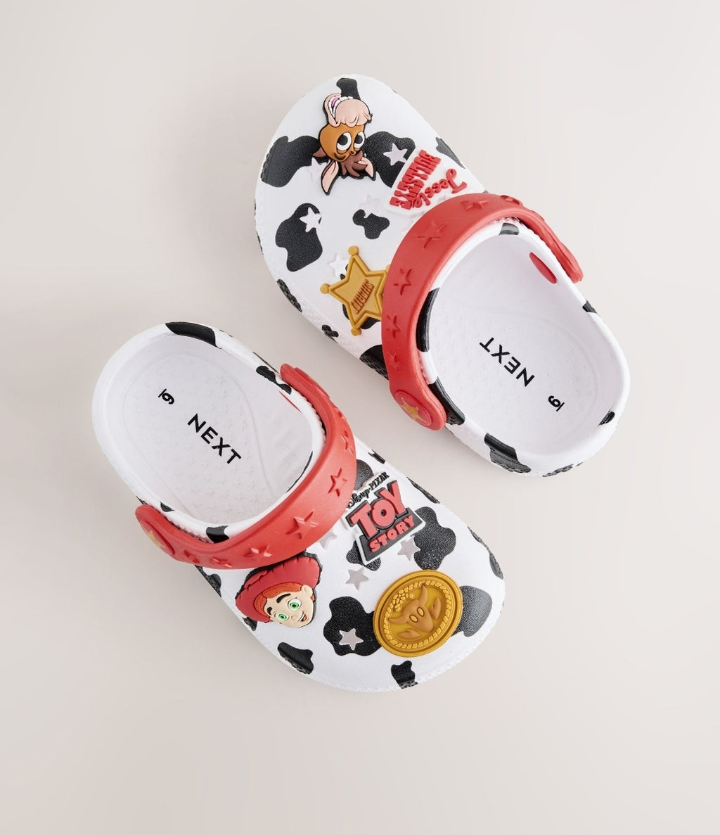 White Toy Story Clogs