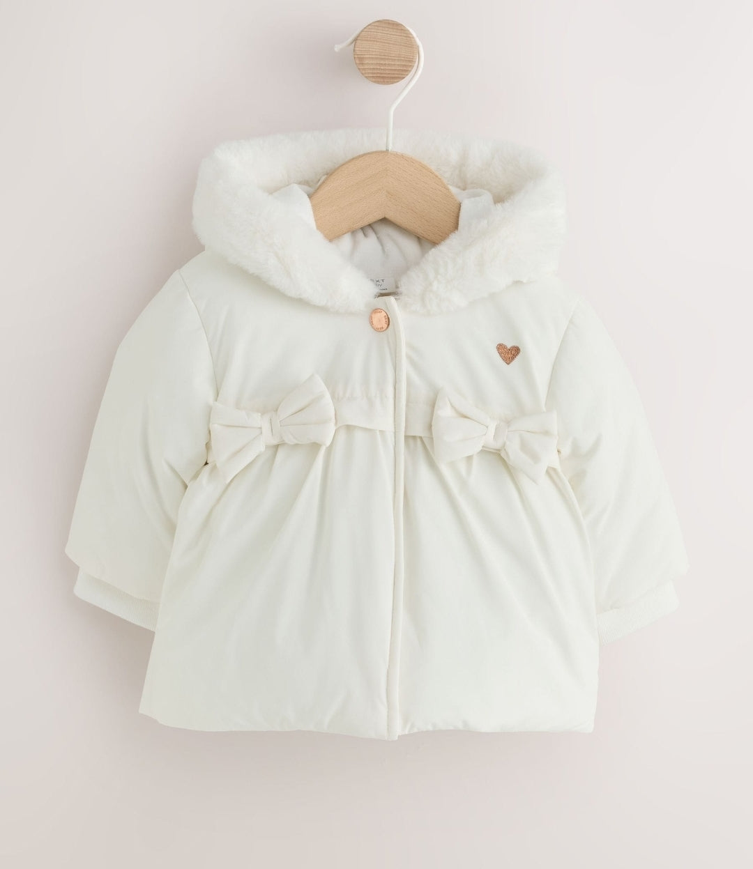White Puffer Baby Jacket
