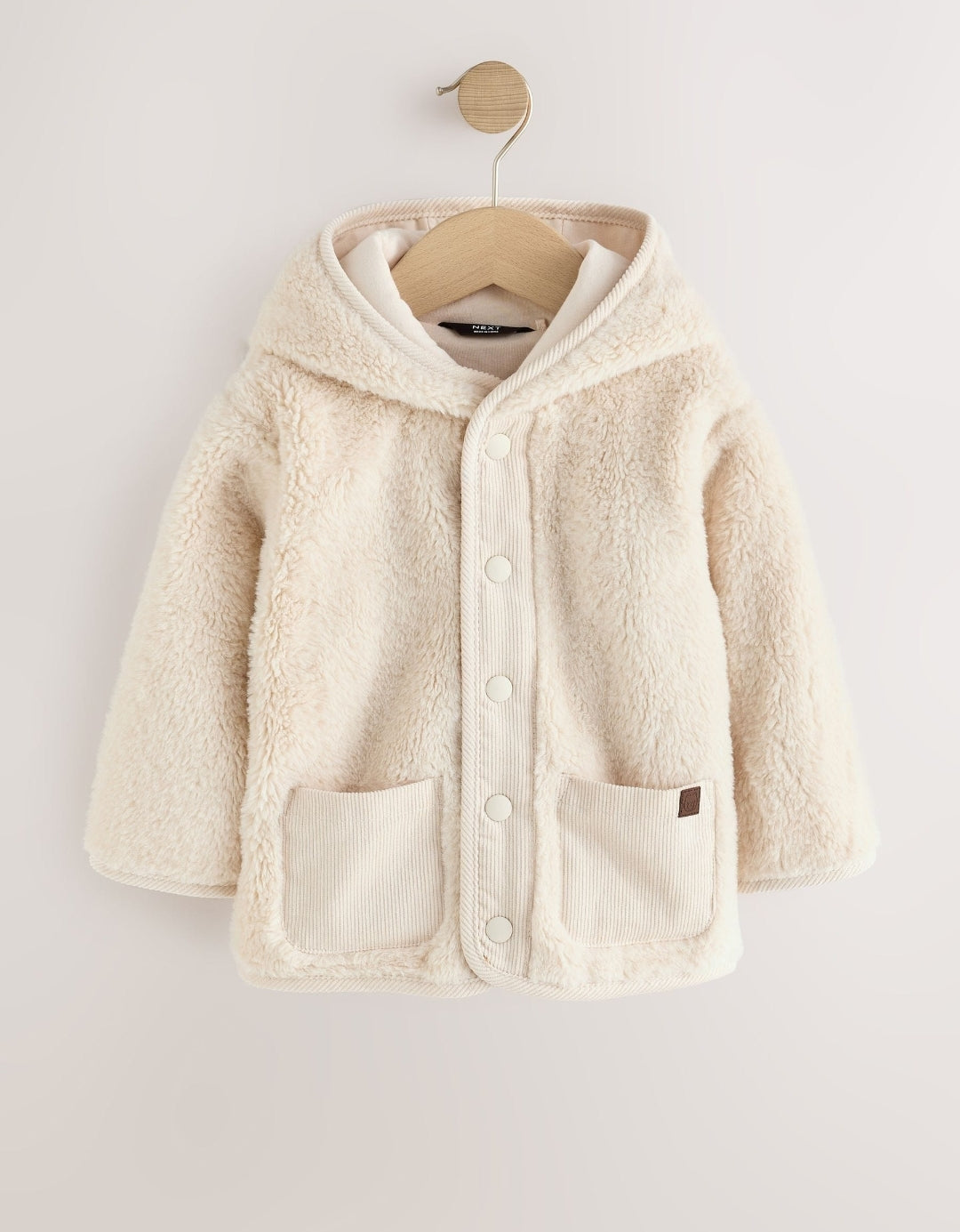 Cream Hooded Fleece
