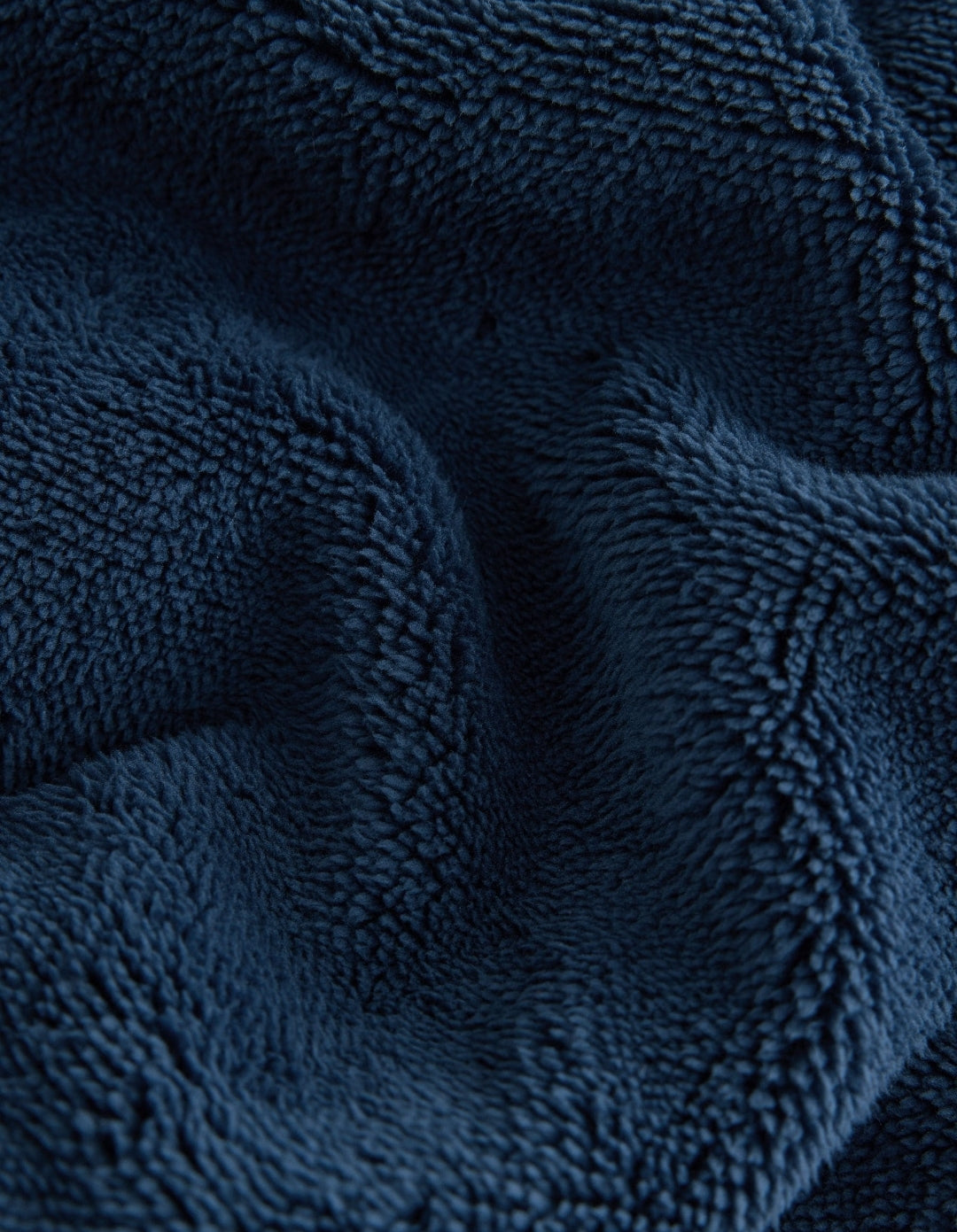 Navy Fleece Robe